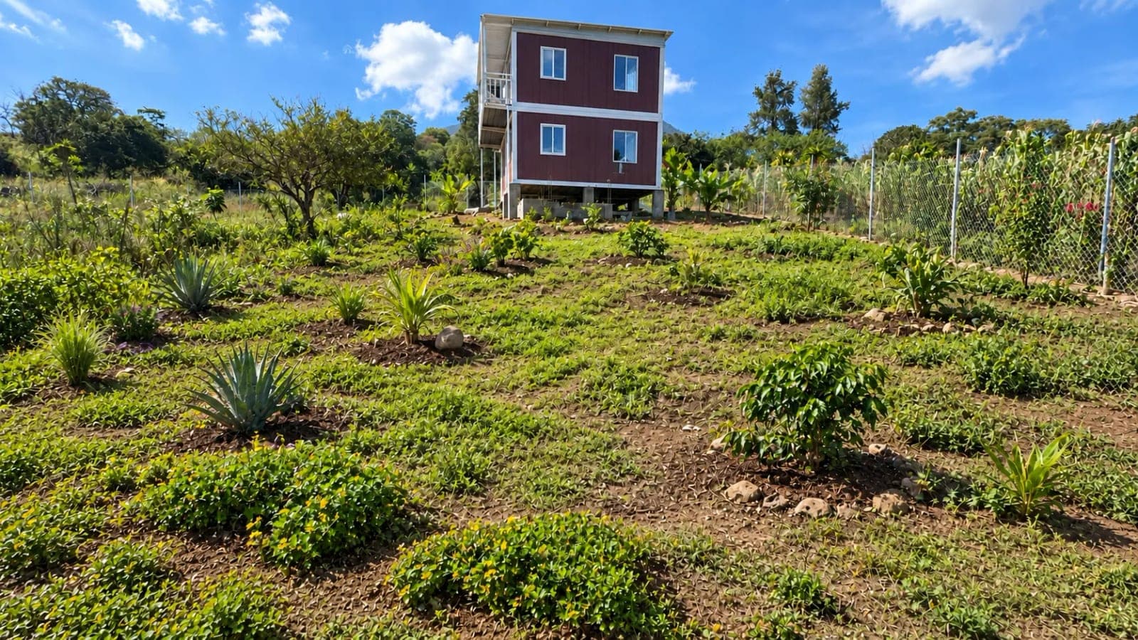 The home already built on Lot 1